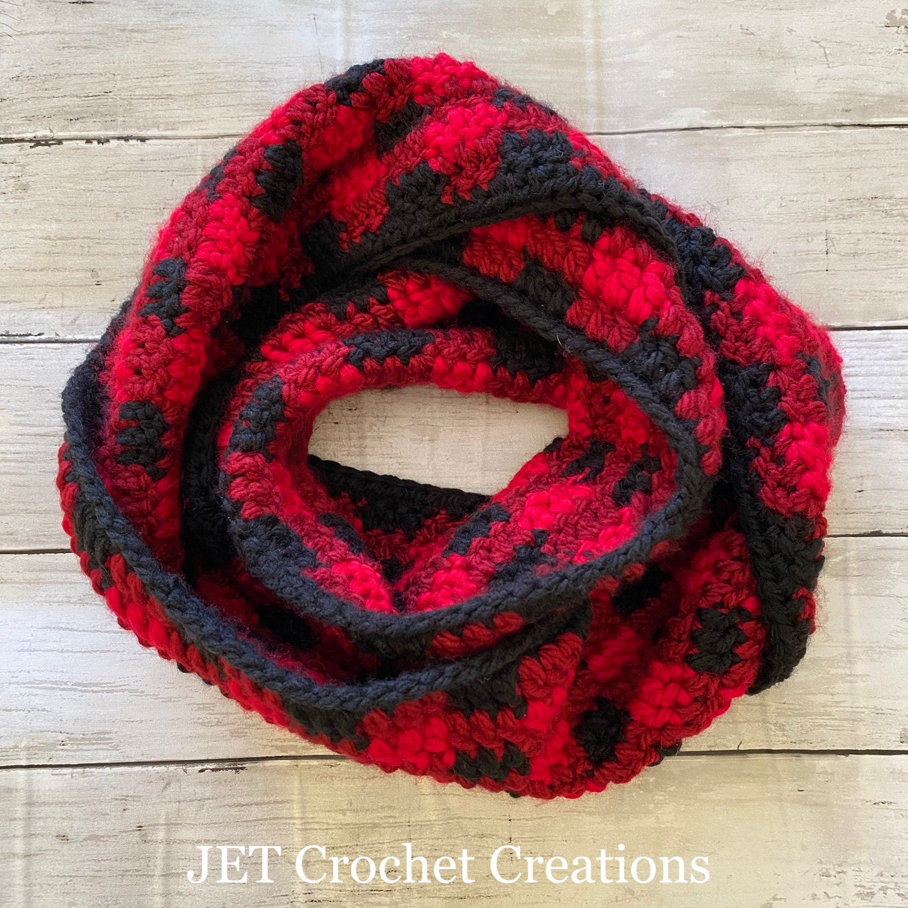 Plaid Infinity Scarf