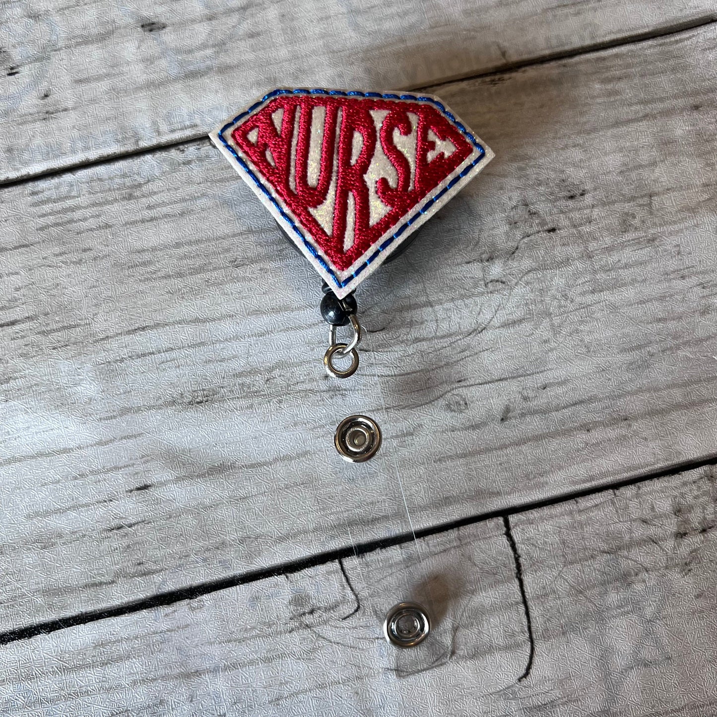 Medical Badge Reel with patch