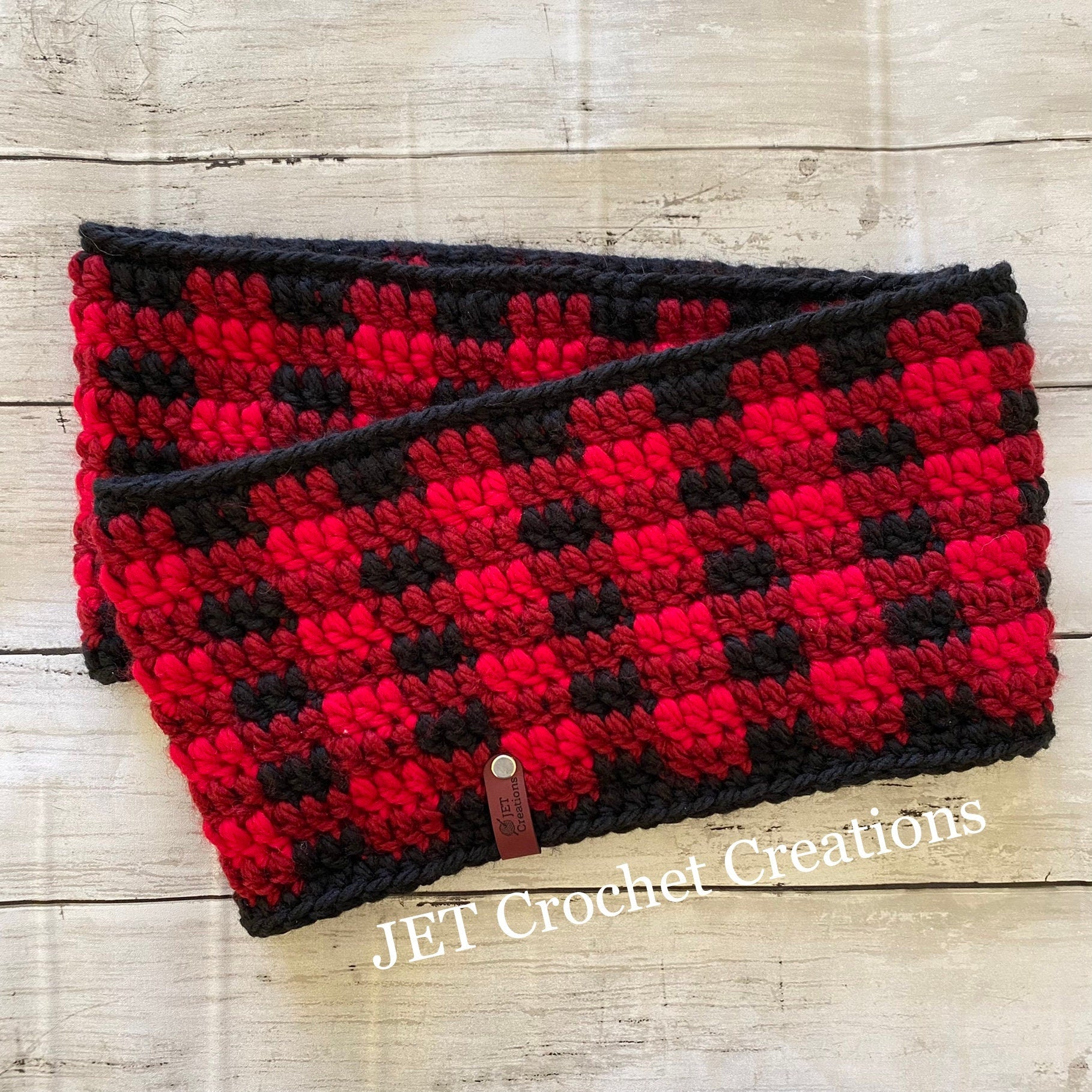 Plaid Infinity Scarf