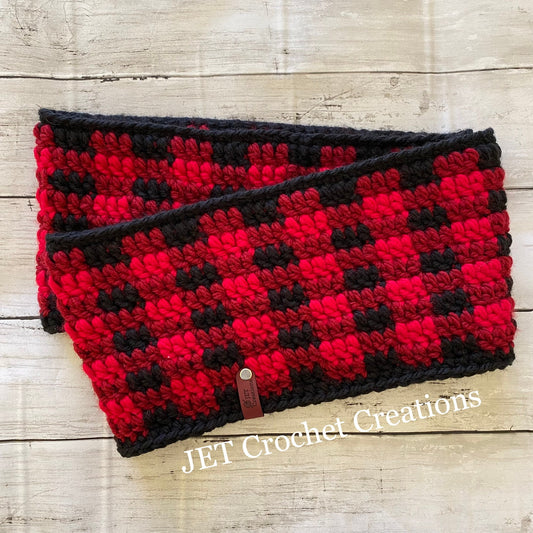 Plaid Infinity Scarf