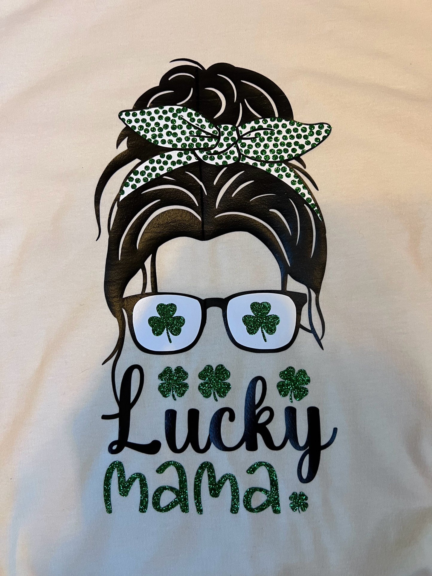 Lucky Mama Shirt, St Patrick's Day, Clover, Shamrock